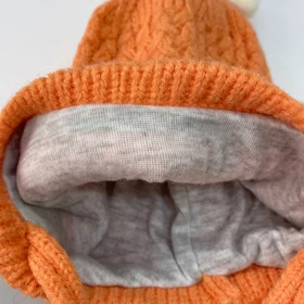 کلاه بافت گوشدار نوزادی