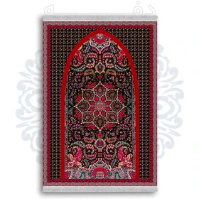 فرشینه از جنس پارچه هازان مخمل ترک طرح سجاده برند دفه کد DSJ 94