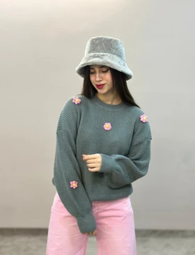 بلوز بافت گل‌دار 43