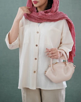 شومیز مانتویی ژاویا