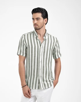 پیراهن مردانه راه راه کد 1885