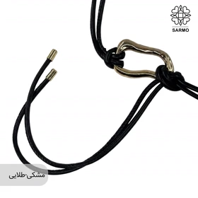 کمربند باریک میترا کد017 (مشکی-طلایی)