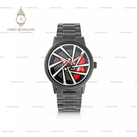 ساعت مچی اسکمی رینگی بند مشکی طرح 1 Skmei