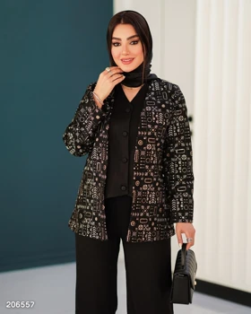 ست سه تیکه مدل آینام کد 2065