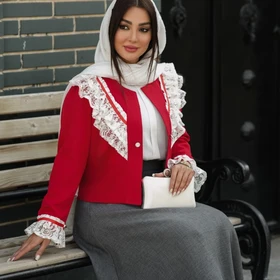 کت و دامن مجلسی (کالکشن عیدانه 1404) مدل مرسده