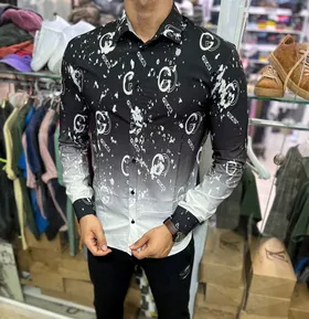 پیراهن پارچه بوگاتی طرح دار خاص