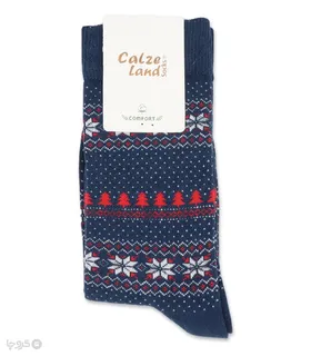 جوراب ساق‌دار Calze Land کالزی لند طرح Snowflake