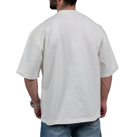 تیشرت آستین کوتاه مردانه سفیدجیبدار مدل stwd