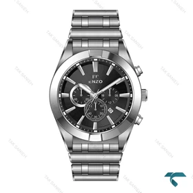 ساعت مردانه انزو EC-604ABG استیل سیلور سه موتوره Enzo-8060-G
