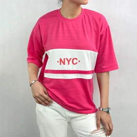 تیشرت گلکسی NYC زنانه اچ اند اچ