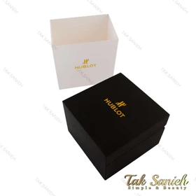 ساعت هابلوت زنانه سه موتوره رزگلد سفید دورنگین Hublot-6838-L