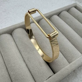 بنگل آبکاری شده در دو رنگ