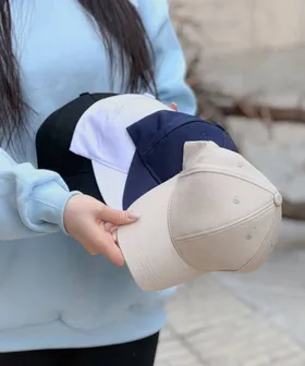 کلاه بیسبالی کتان ساده