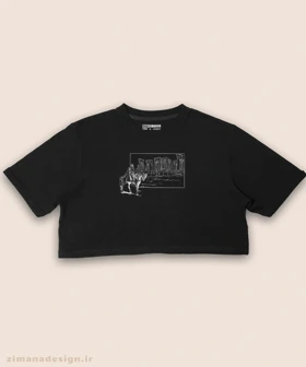 کراپ زنانه اصیل ایرانی طرح نگاه کوروش بزرگ