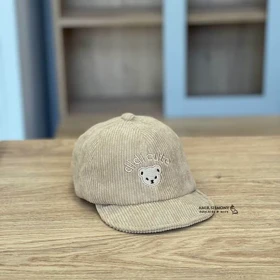 کلاه نقابدار نوزادی مخمل تدی