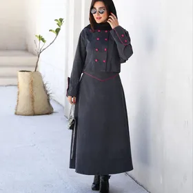 کت و دامن مجلسی زمستانه مدل سوزان کد 80153
