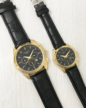 ست ساعت مچی مدل tissot (مشکی طلایی)