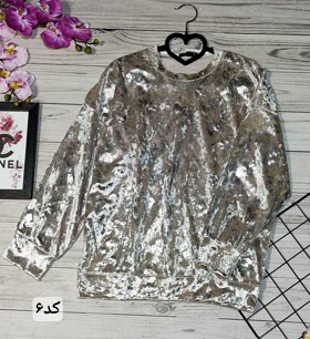 بلوز مخمل فویلی کد 40141