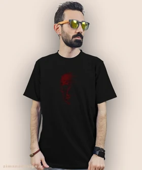 تیشرت مردانه و زنانه طرح اسکلت مرگ کد 931