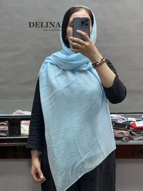 شال پلیسه سوپر نخ لطیف ترین