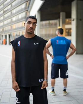 رکابی ورزشی وست NBA مشکی