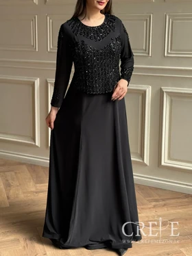 ماکسی سایزبزرگ پولکی نساء