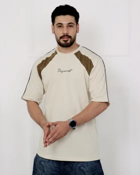 تیشرت آستین کوتاه یقه گرد مردانه 0839