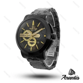 ساعت مردانه الگانس diamond فول مشکی m-10236