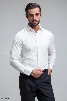 پیراهن مردانه آستین بلند آکسفورد