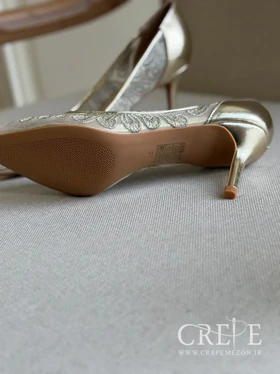 کفش توری طرحدار پاشنه 7/5 سانت