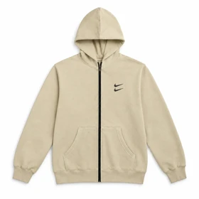 سویشرت دورس کلاهدار مردانه نایکی مدل Double Nike-کرم