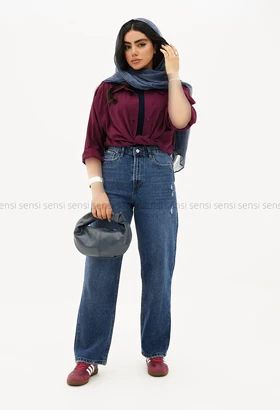 شلوار جین رگولار کد 1005728