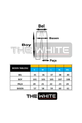 شلوار گرمکن سایز بزرگ the-white the-white