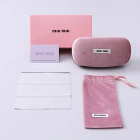 کیس اورجینال عینک برند MIU MIU کد270009