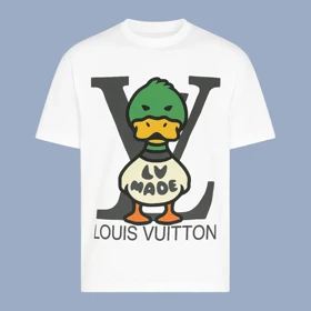 تیشرت لانگ آستین کوتاه زنانه مدل اردک خشمگین کد PJ1180 رنگ سفید