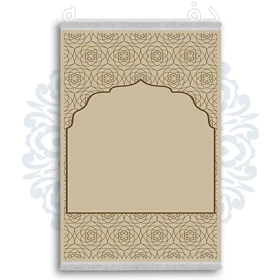 فرشینه از جنس پارچه هازان مخمل ترک طرح سجاده برند دفه کد DSJ 27