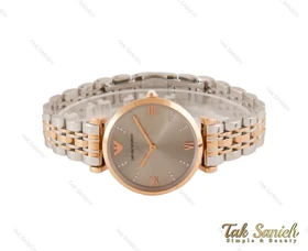 ساعت امپریوآرمانی زنانه رزگلد نقره ای Armani-3617-L
