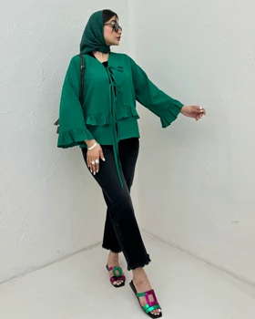 مانتو چین‌دار عروسکی پفکی