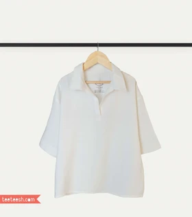 شومیز لینن شیری