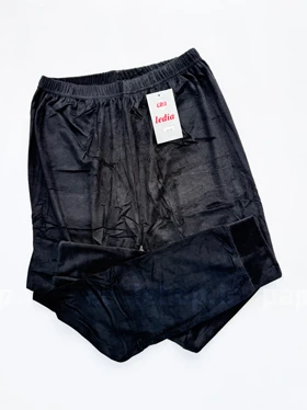 شلوار مخمل مشکی ساده