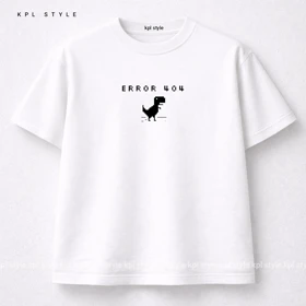 تیشرت ERROR باکسی | تمام پنبه گرم بالا کد 1225