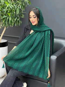 شال پلیسه وسط تور