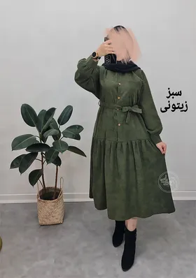 پیراهن مانتویی ساتیا