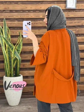 مانتو پانچ جیب پاگن