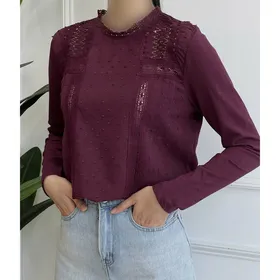 بلوز ترکیبی 17704