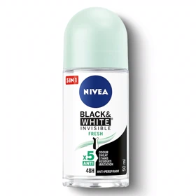 رول ضد تعریق زنانه نیوآ, مدل Black & White Fresh 48H حجم 50ml