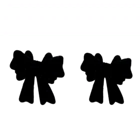 گوشواره زنانه پاپیونی مخملی، شیک و خاص