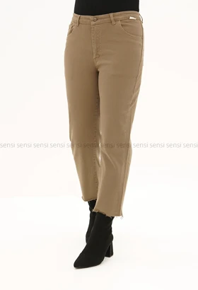 شلوار جین راسته دمپا کات کد1005226