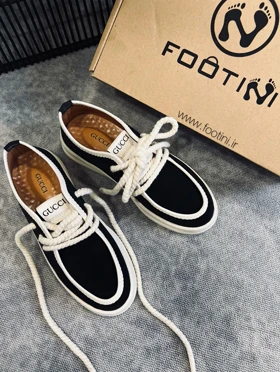 کفش کتانی زنانه gucci کد 556 MR NEW