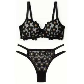 ست شورت و سوتین زنانه کارنا رز مدل فنردار کد 5425